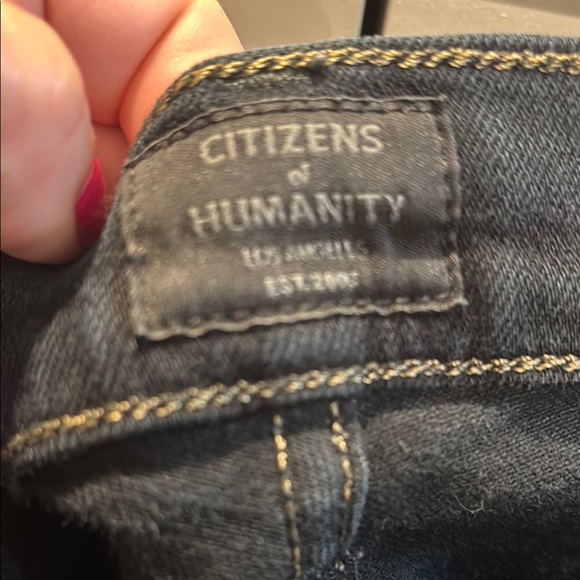 Men's citizens of humanity black Gage jeans sz 36 classic straight - Picture 3 of 7